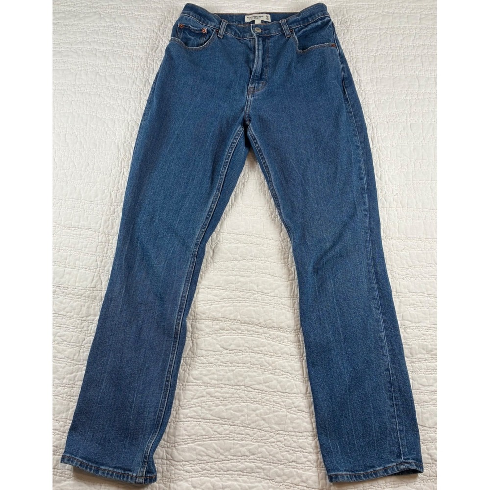 Abercrombie Curve Love 90's Slim Straight Ultra High Rise Jeans 28 / 6S Retro
